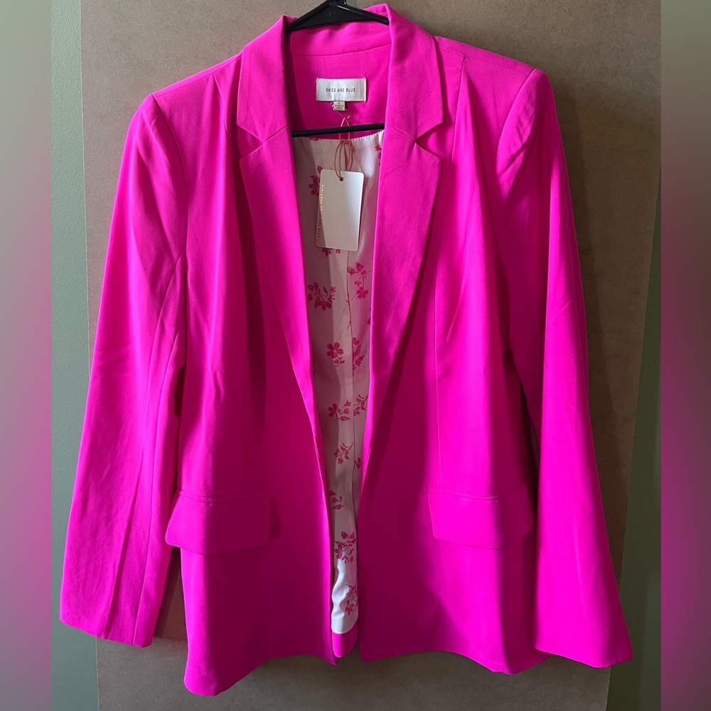 HOT PINK BLAZER